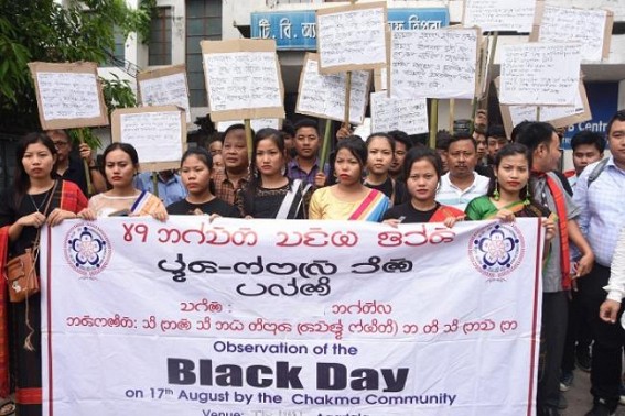 Chakma Community observes Black day 